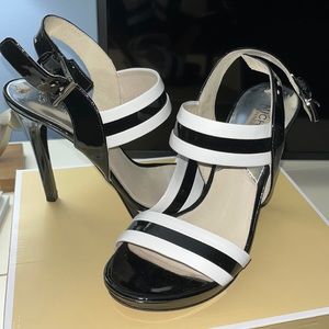 Black and white heels - make an offer